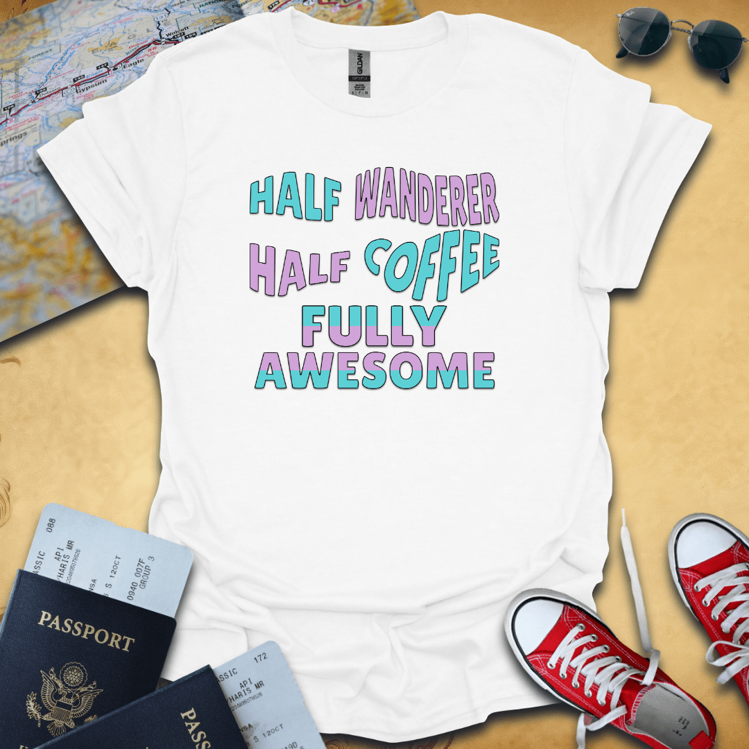 Half and Half Travel T-Shirt