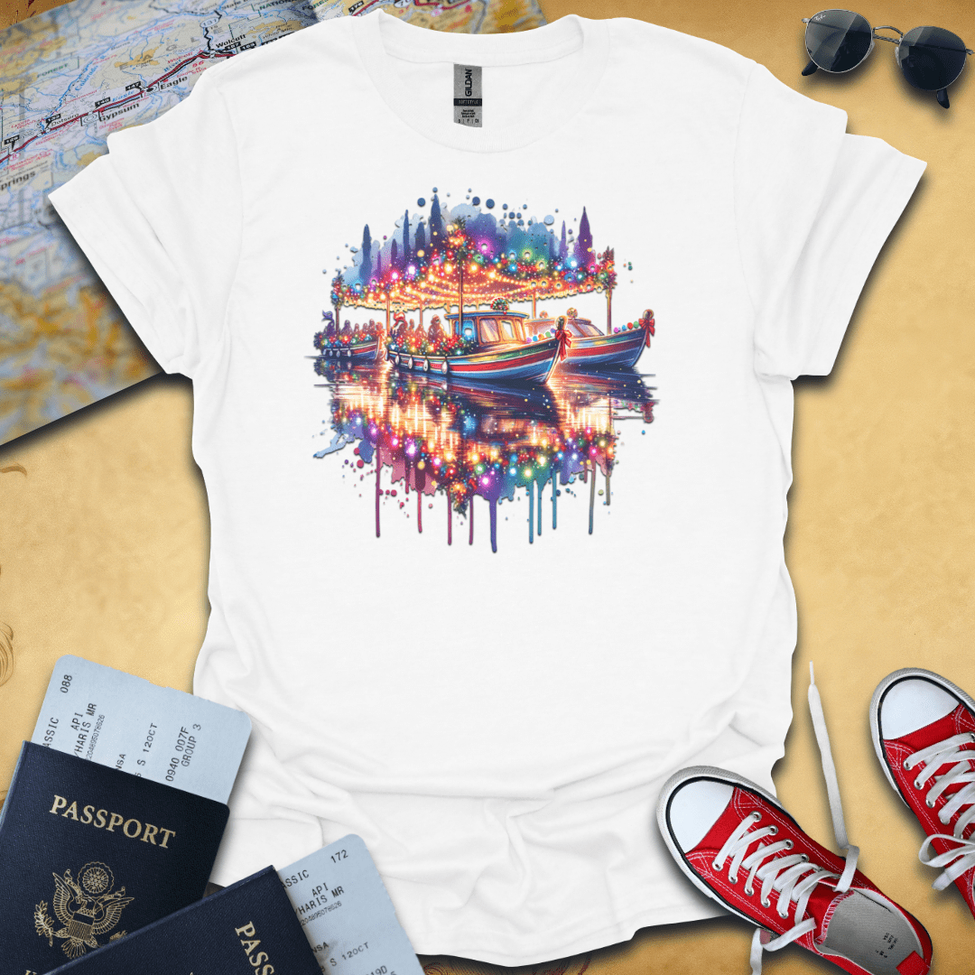 Boat Xmas Travel T-Shirt