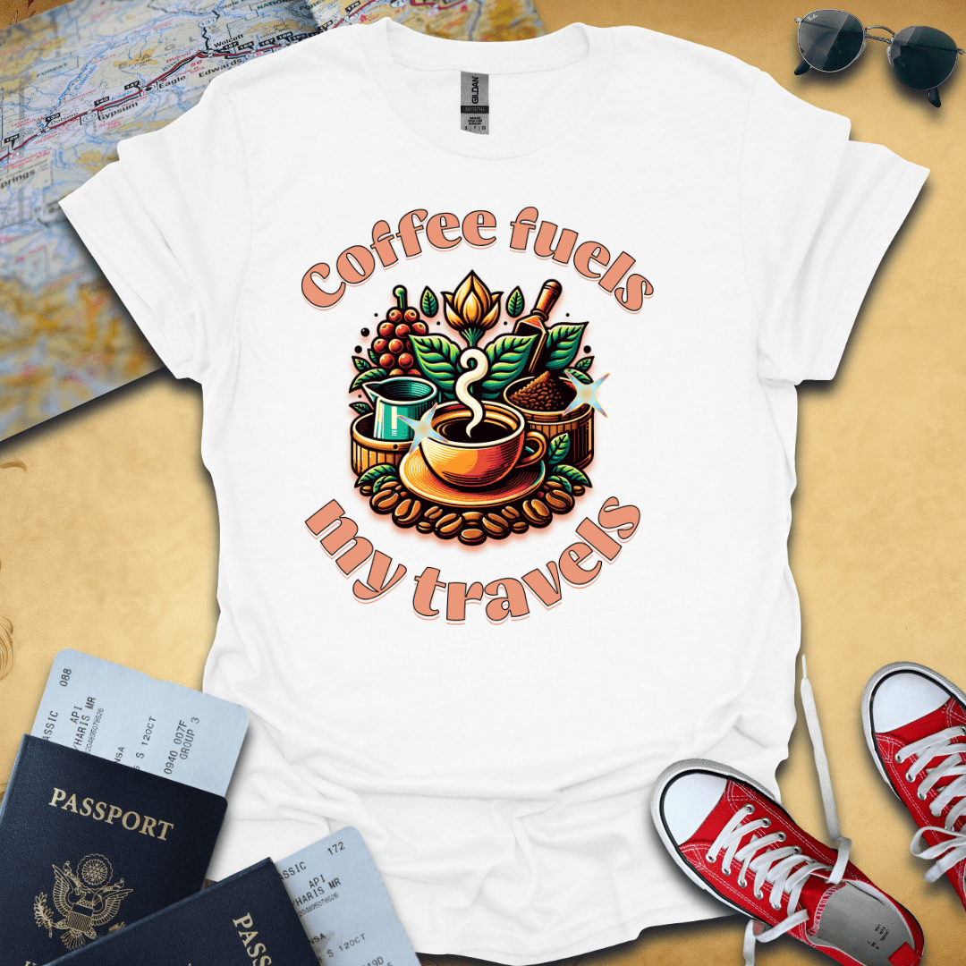 Coffee Fuel Travel T-Shirt