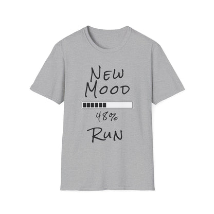New Mood Loading... Run Funny Graphic Tee