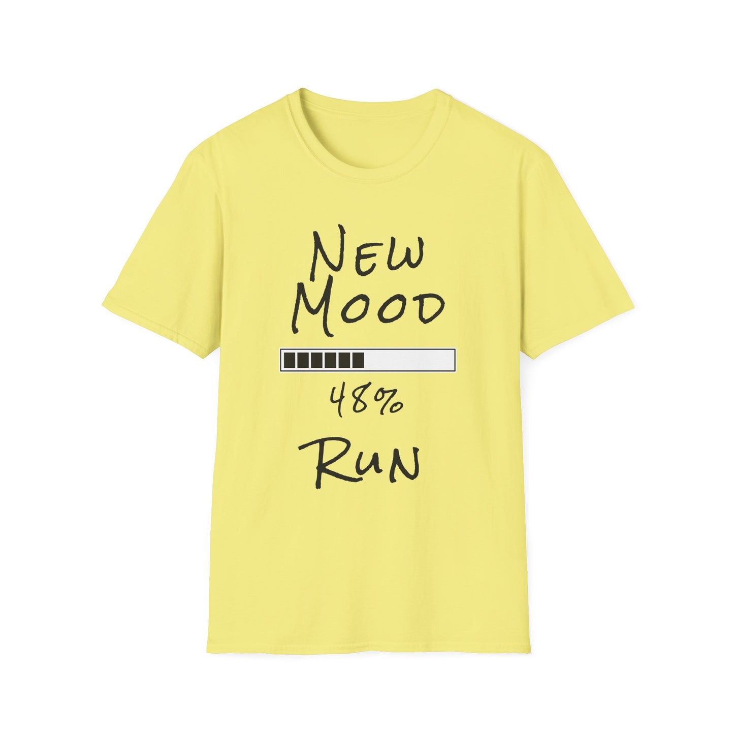 New Mood Loading... Run Funny Graphic Tee