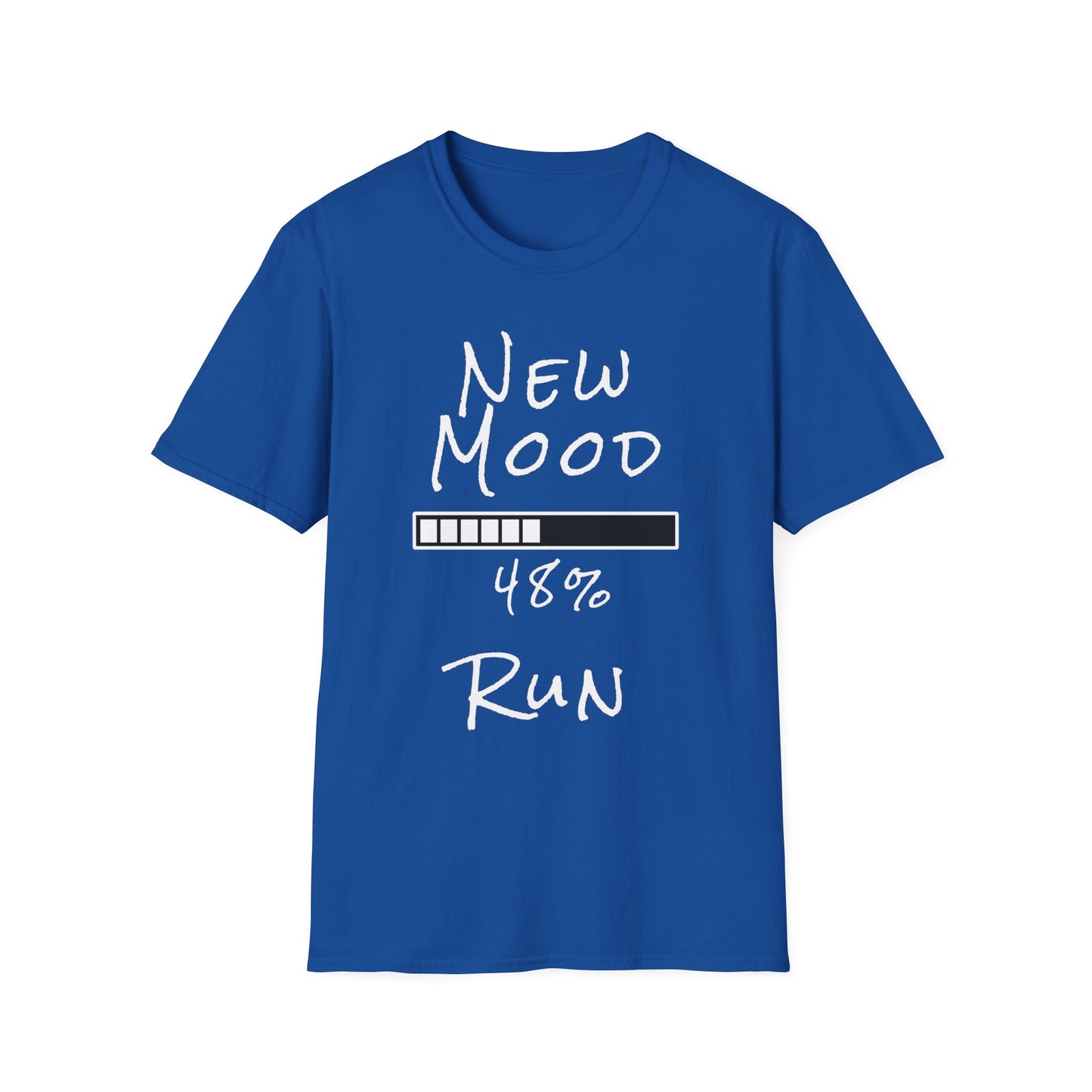 New Mood Loading... Run Funny Graphic Tee