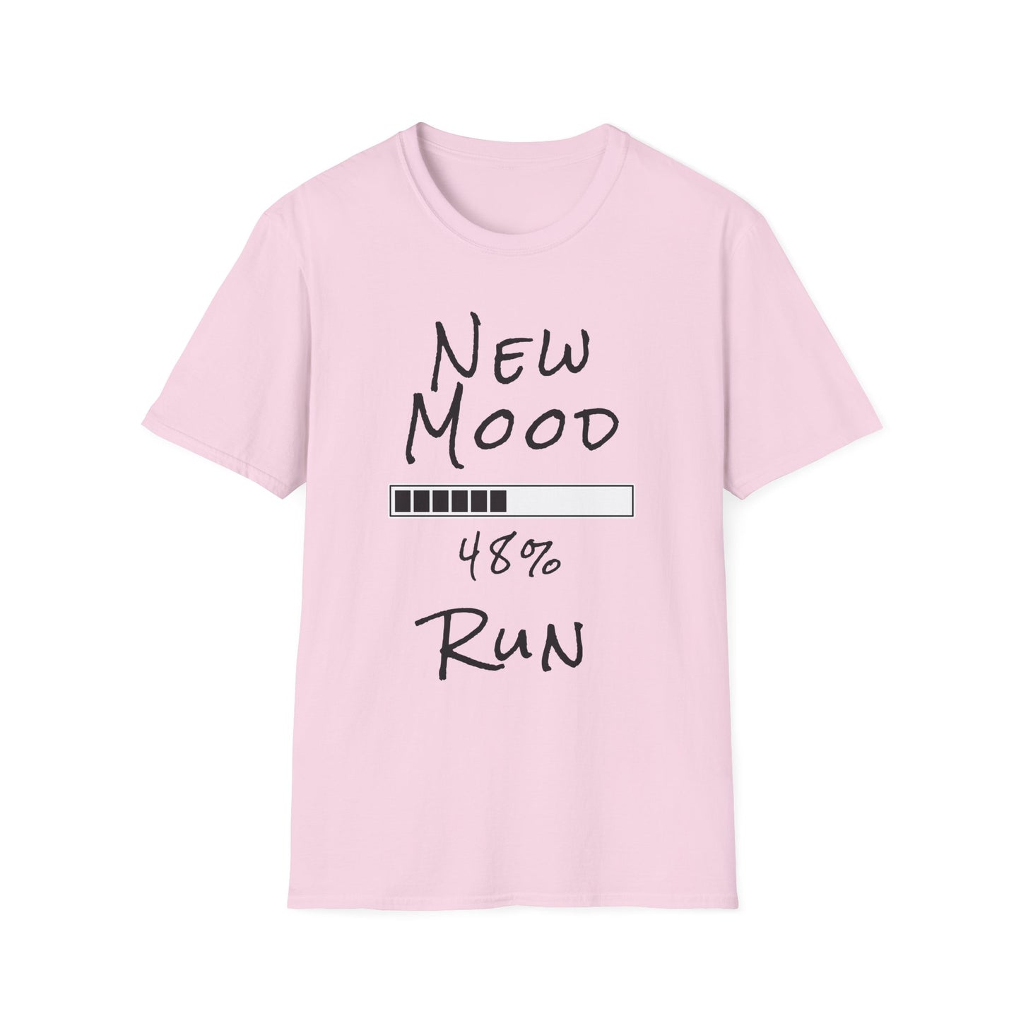 New Mood Loading... Run Funny Graphic Tee