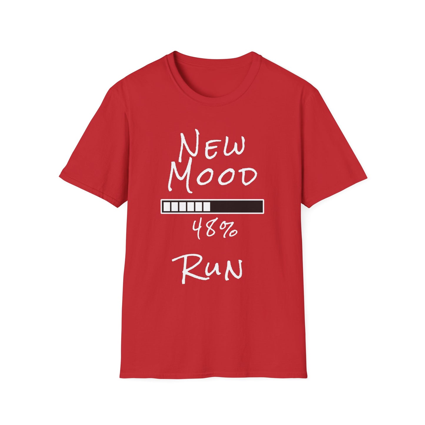 New Mood Loading... Run Funny Graphic Tee