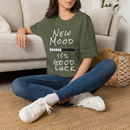 New Mood Loading... Good Luck Funny Graphic Tee