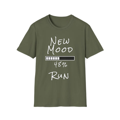 New Mood Loading... Run Funny Graphic Tee