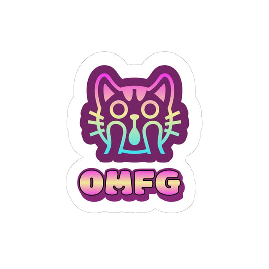 OMFG Cat Sticker