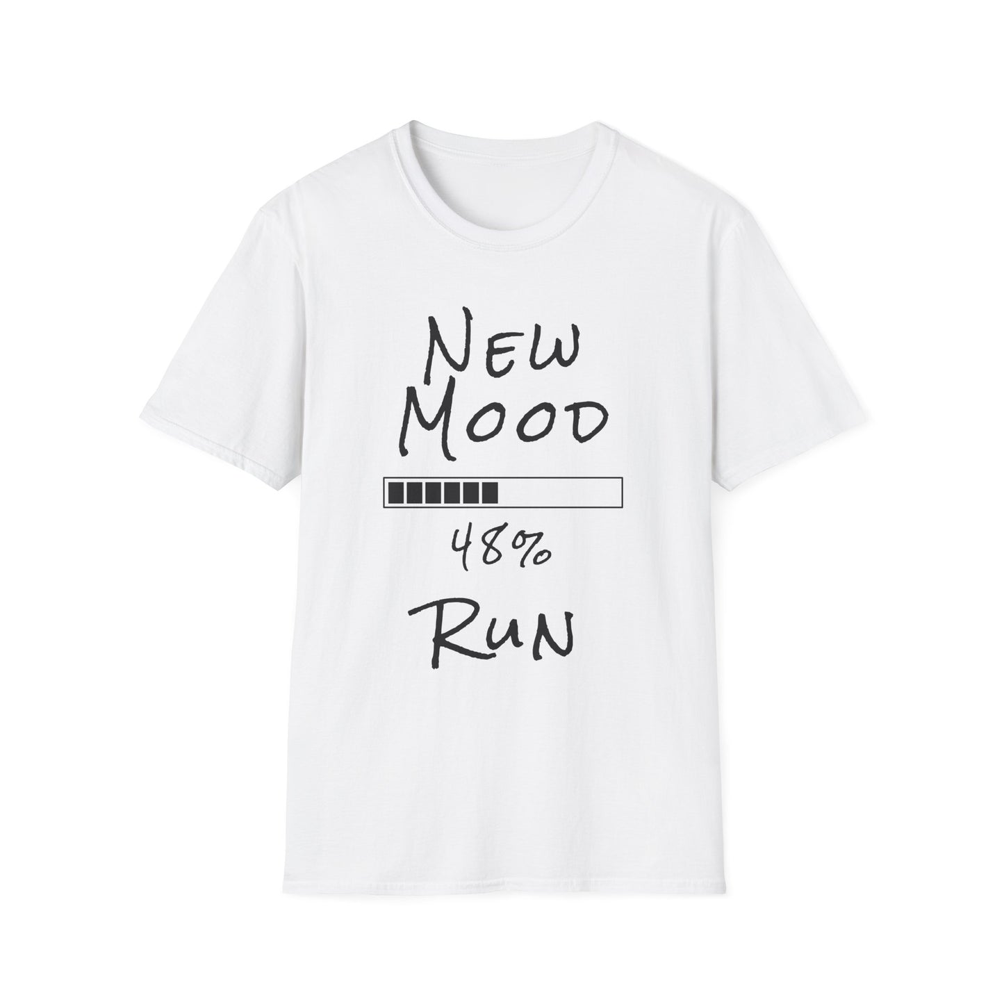 New Mood Loading... Run Funny Graphic Tee