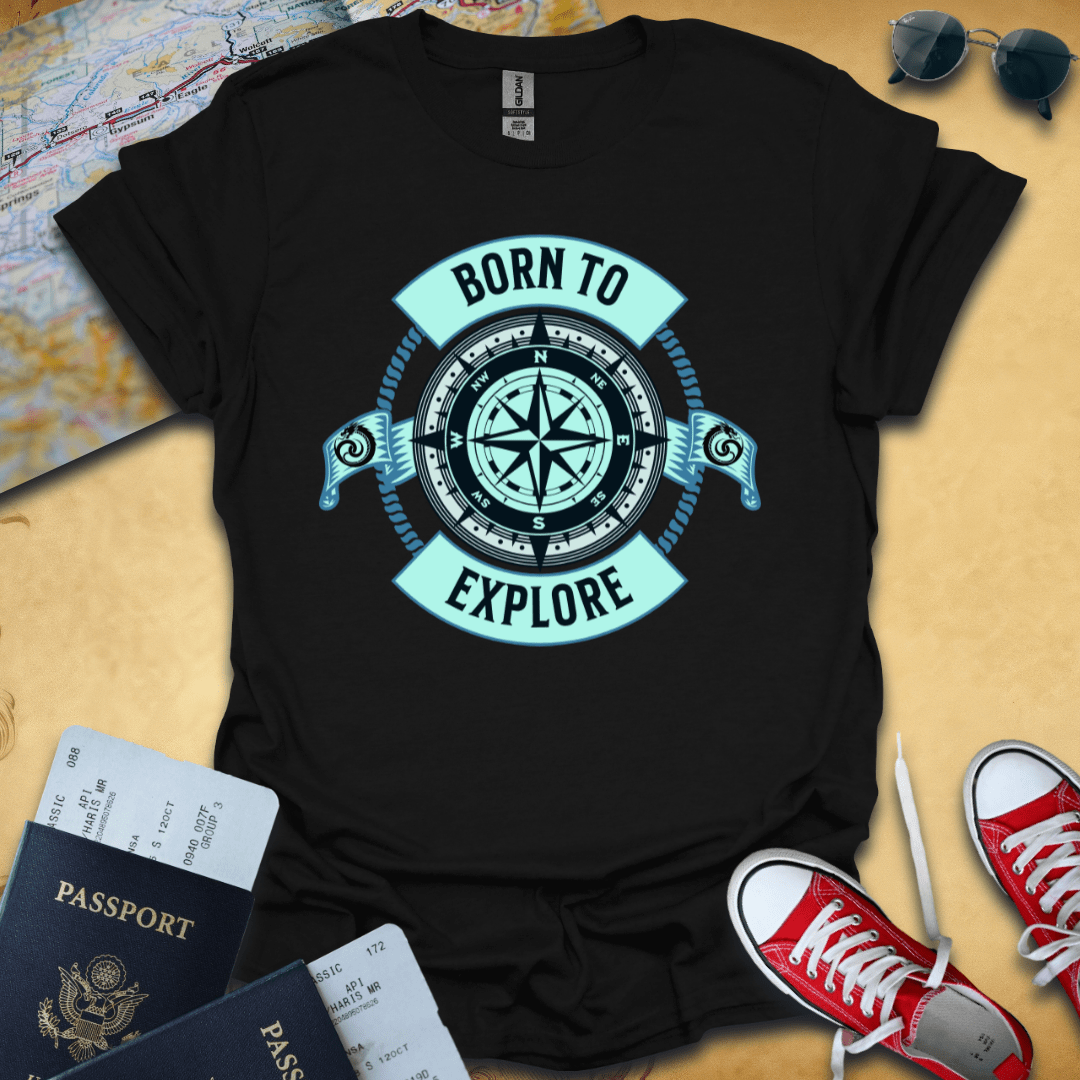 Born to Explore Travel T-Shirt