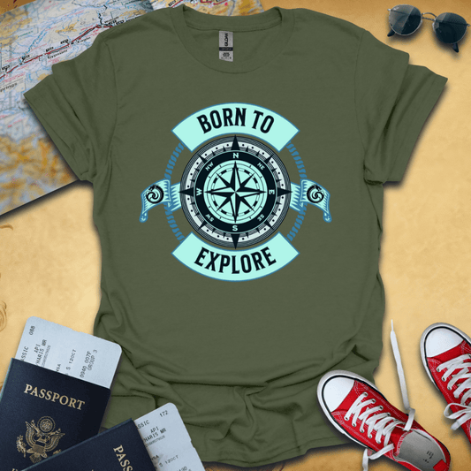 Born to Explore Travel T-Shirt