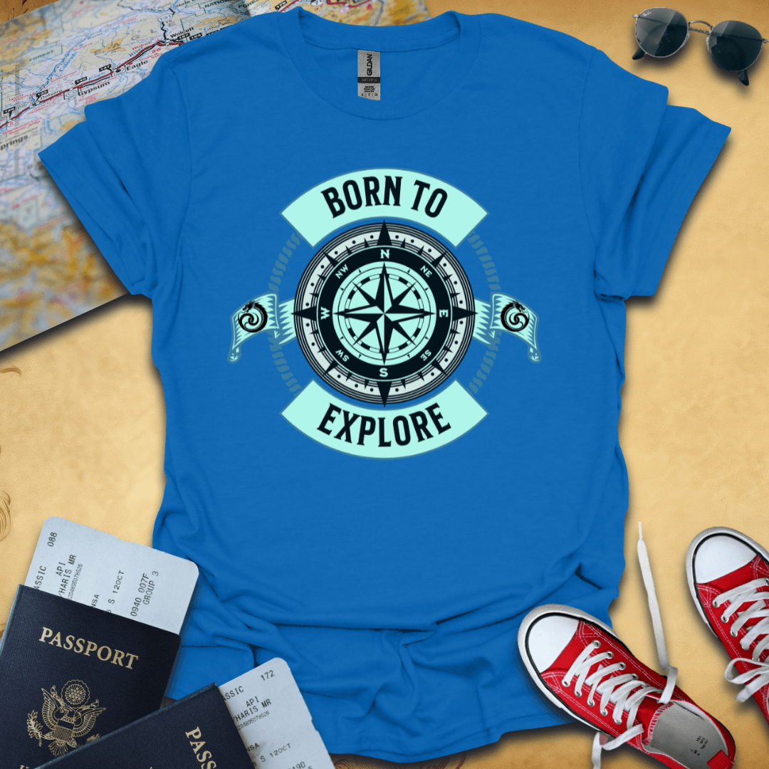 Born to Explore Travel T-Shirt