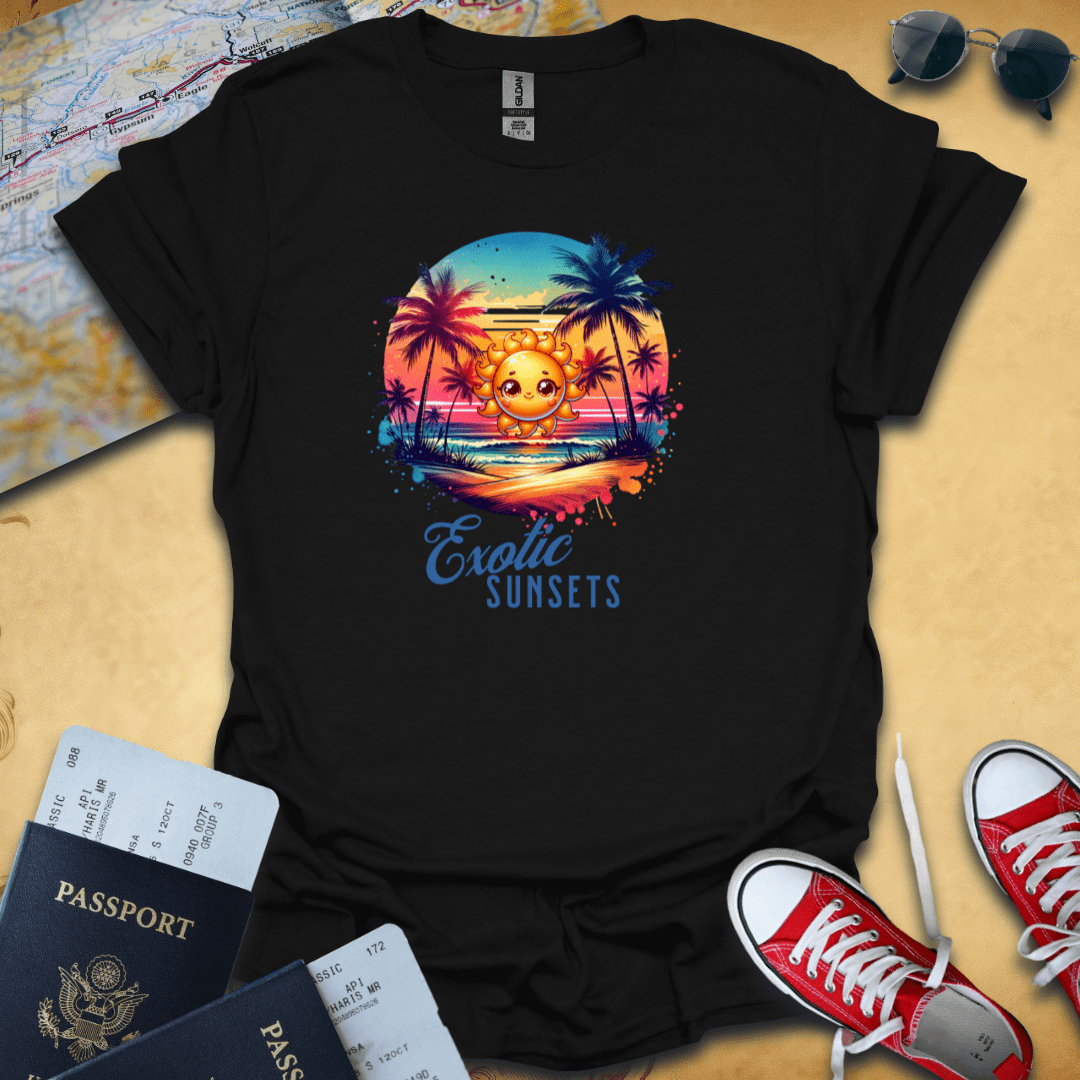 Exotic Sunsets Travel T-Shirt