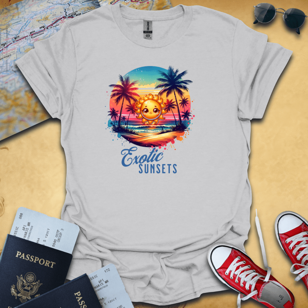 Exotic Sunsets Travel T-Shirt