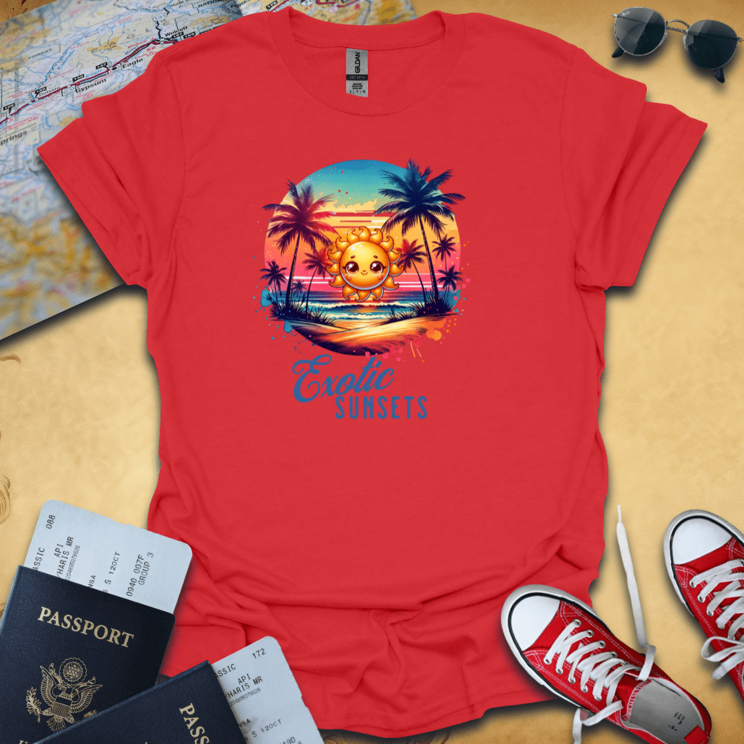 Exotic Sunsets Travel T-Shirt