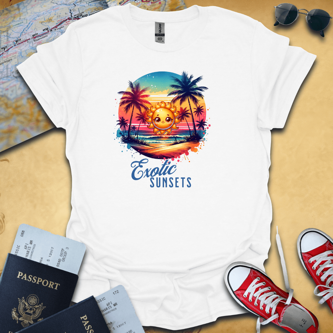 Exotic Sunsets Travel T-Shirt