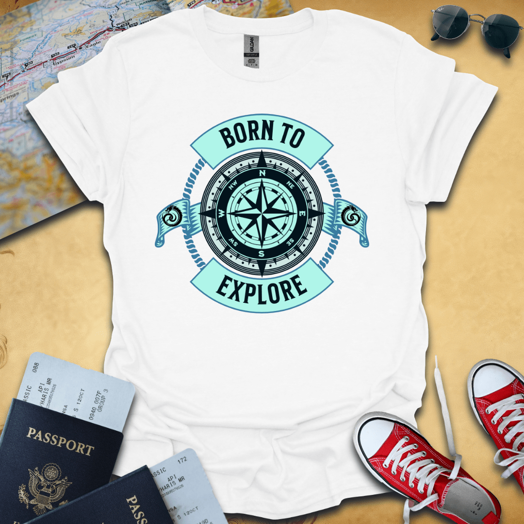 Born to Explore Travel T-Shirt