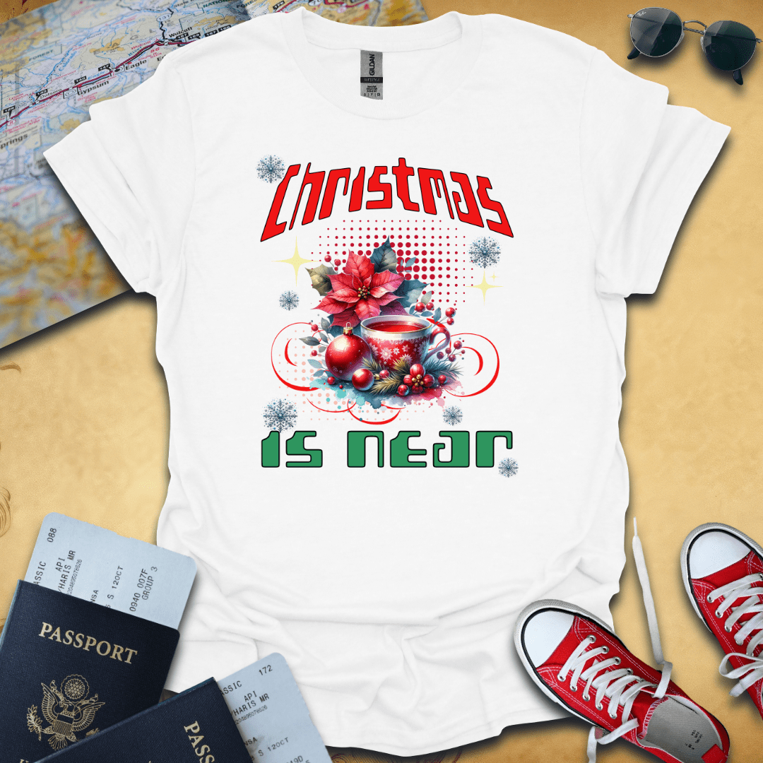 Christmas Is Near Travel T-Shirt