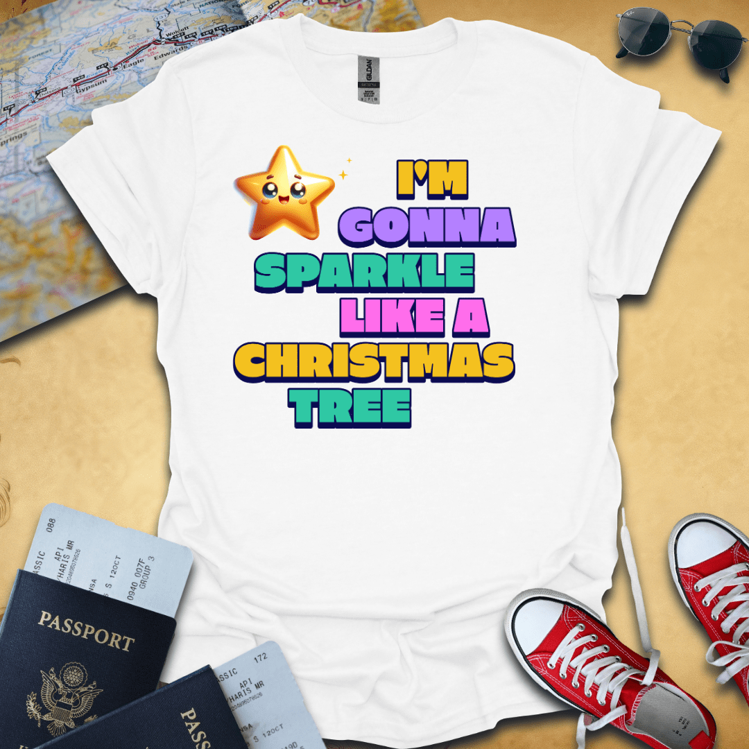 Christmas Tree Sparkle T-Shirt