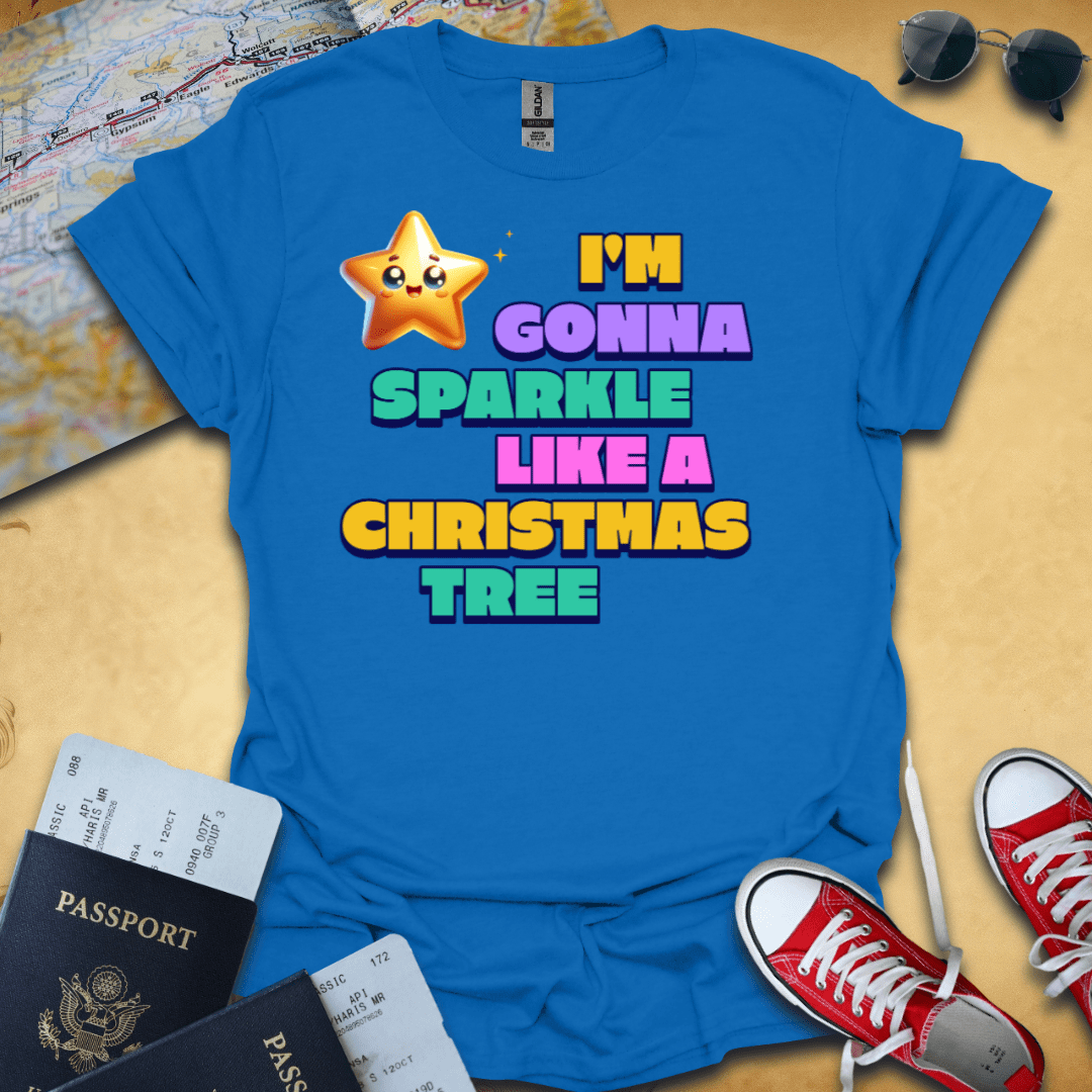 Christmas Tree Sparkle T-Shirt