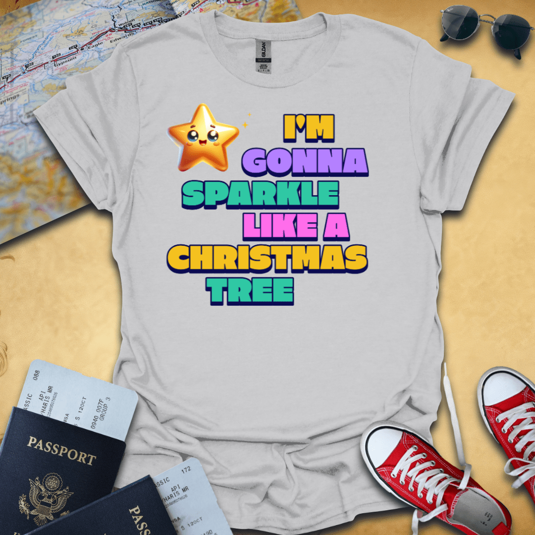 Christmas Tree Sparkle T-Shirt