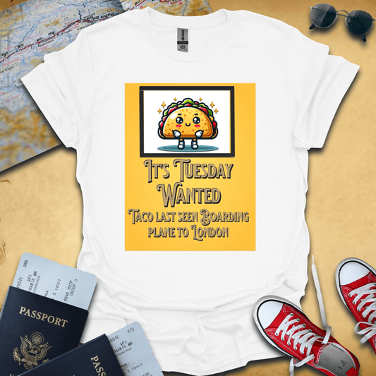 Wanted Traveling Taco T-Shirt