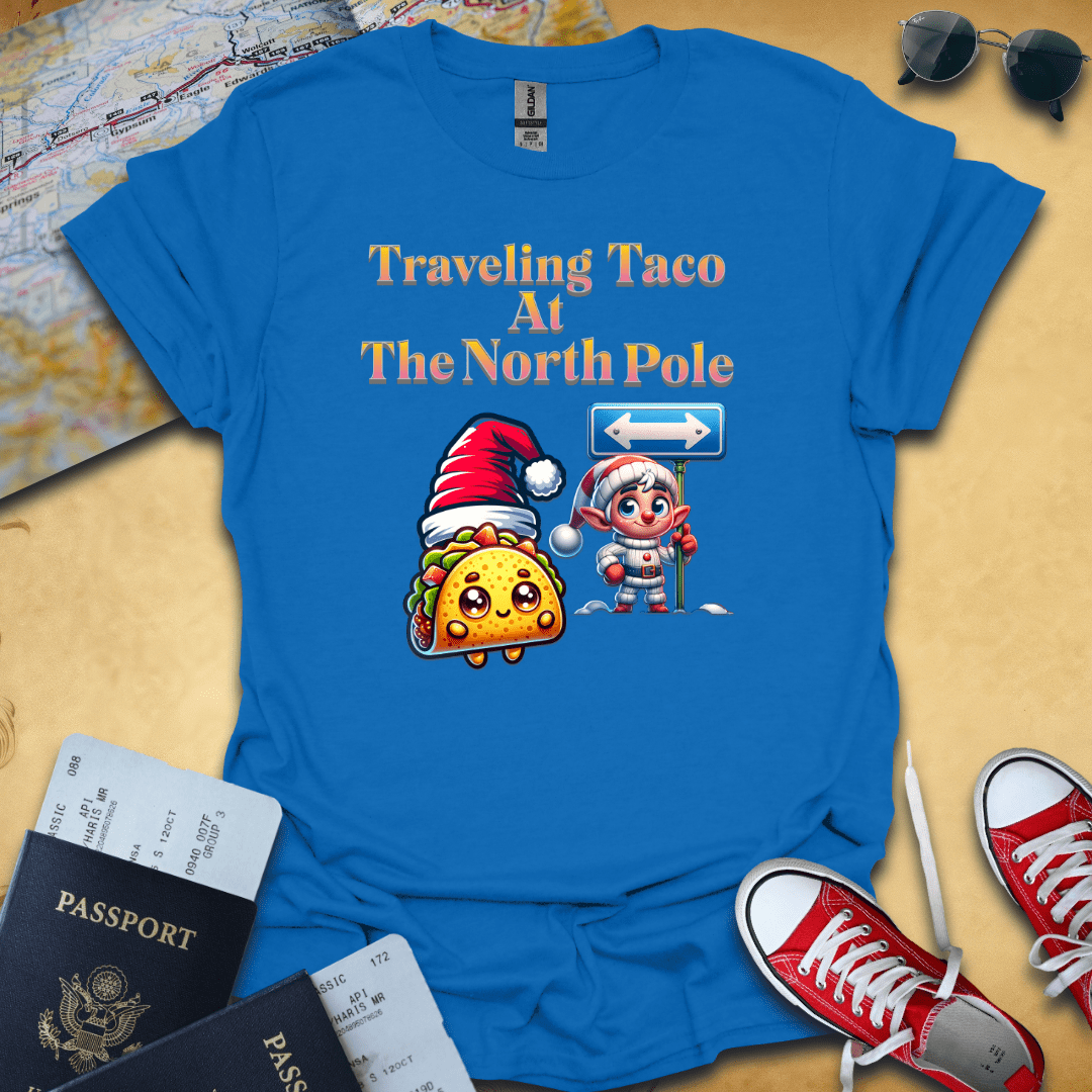 Traveling Taco North Pole T-Shirt