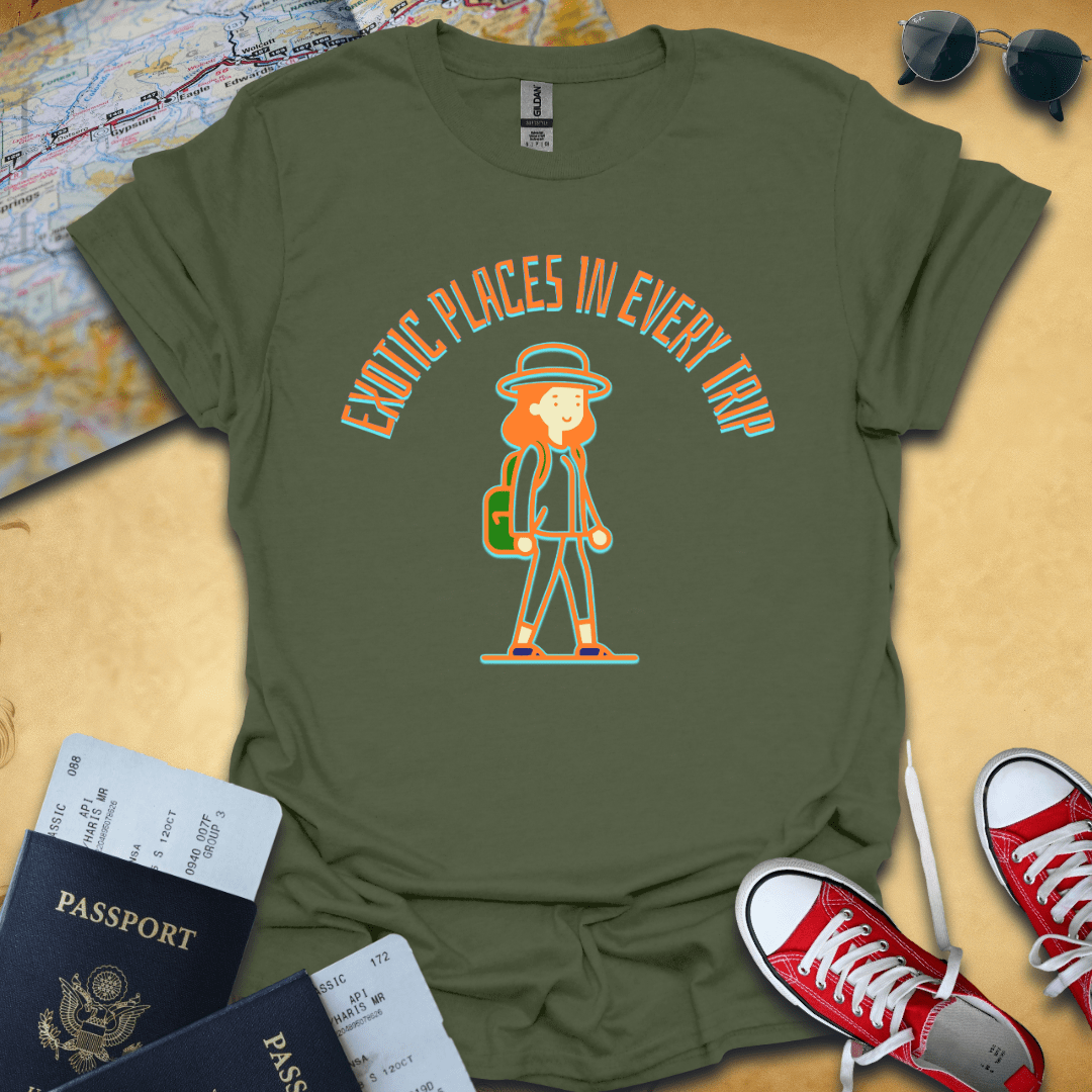 Exotic Places Travel T-Shirt