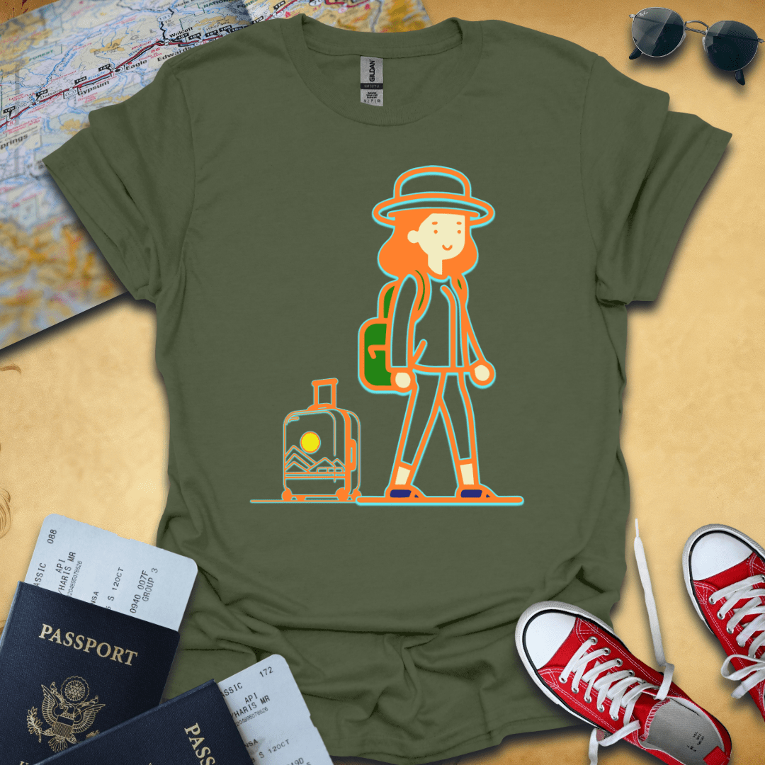 Traveling On T-Shirt