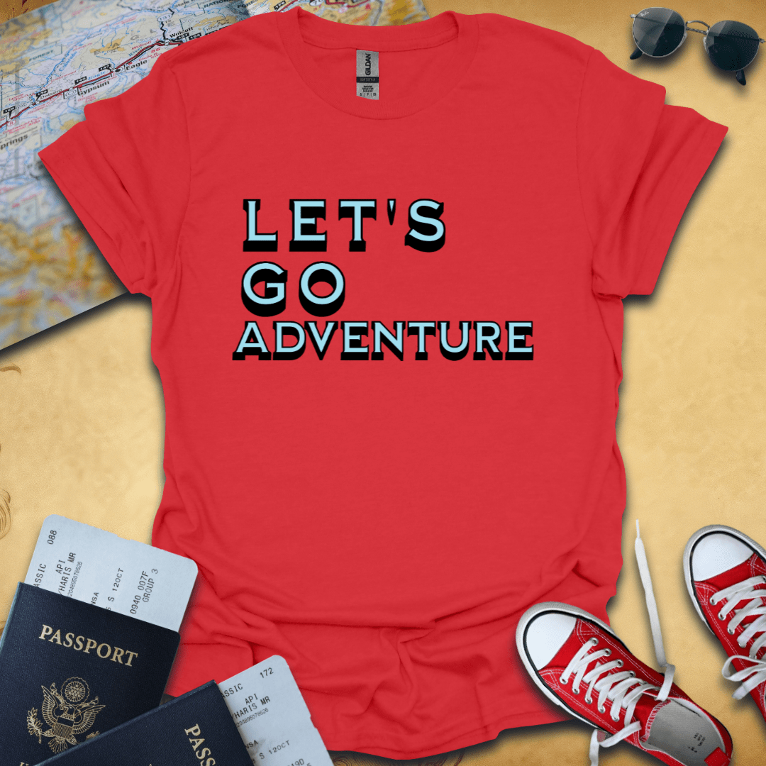 Let's Go Adventure Travel T-Shirt