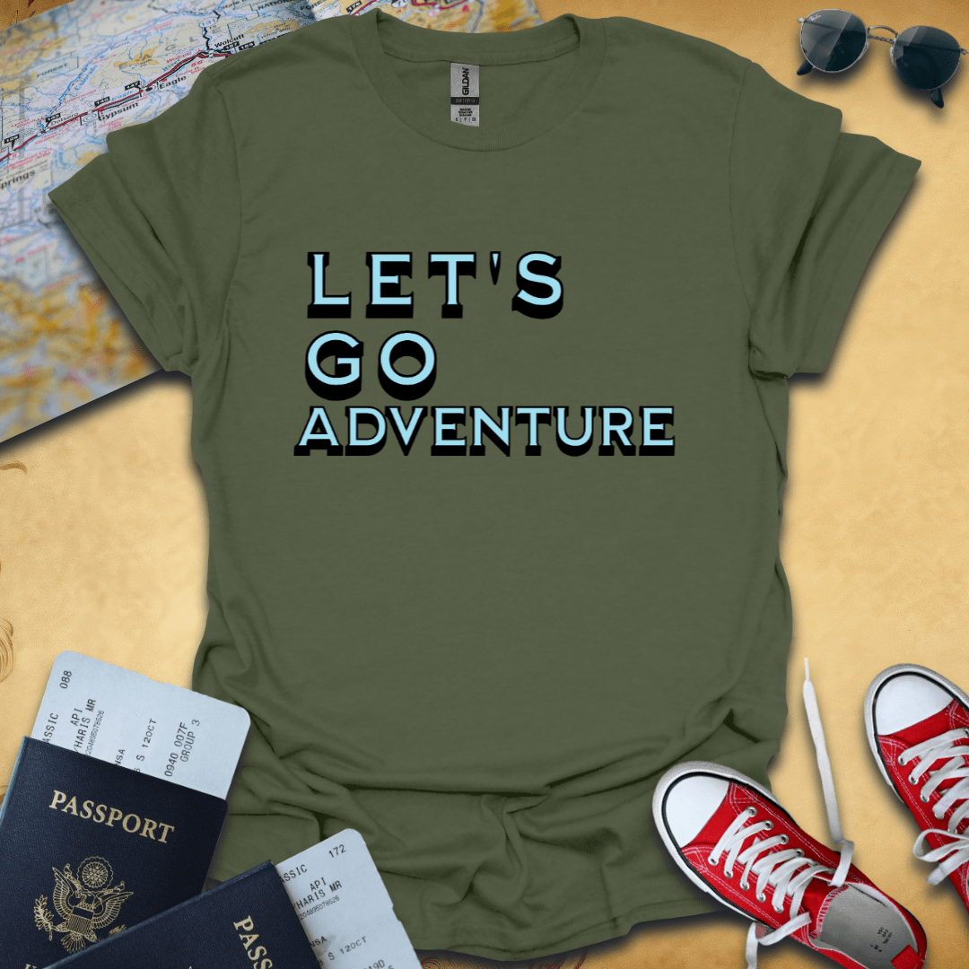 Let's Go Adventure Travel T-Shirt