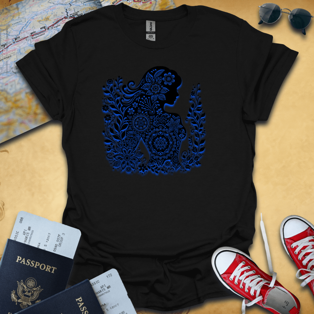 Woman India Mandalas  Travel T-Shirt