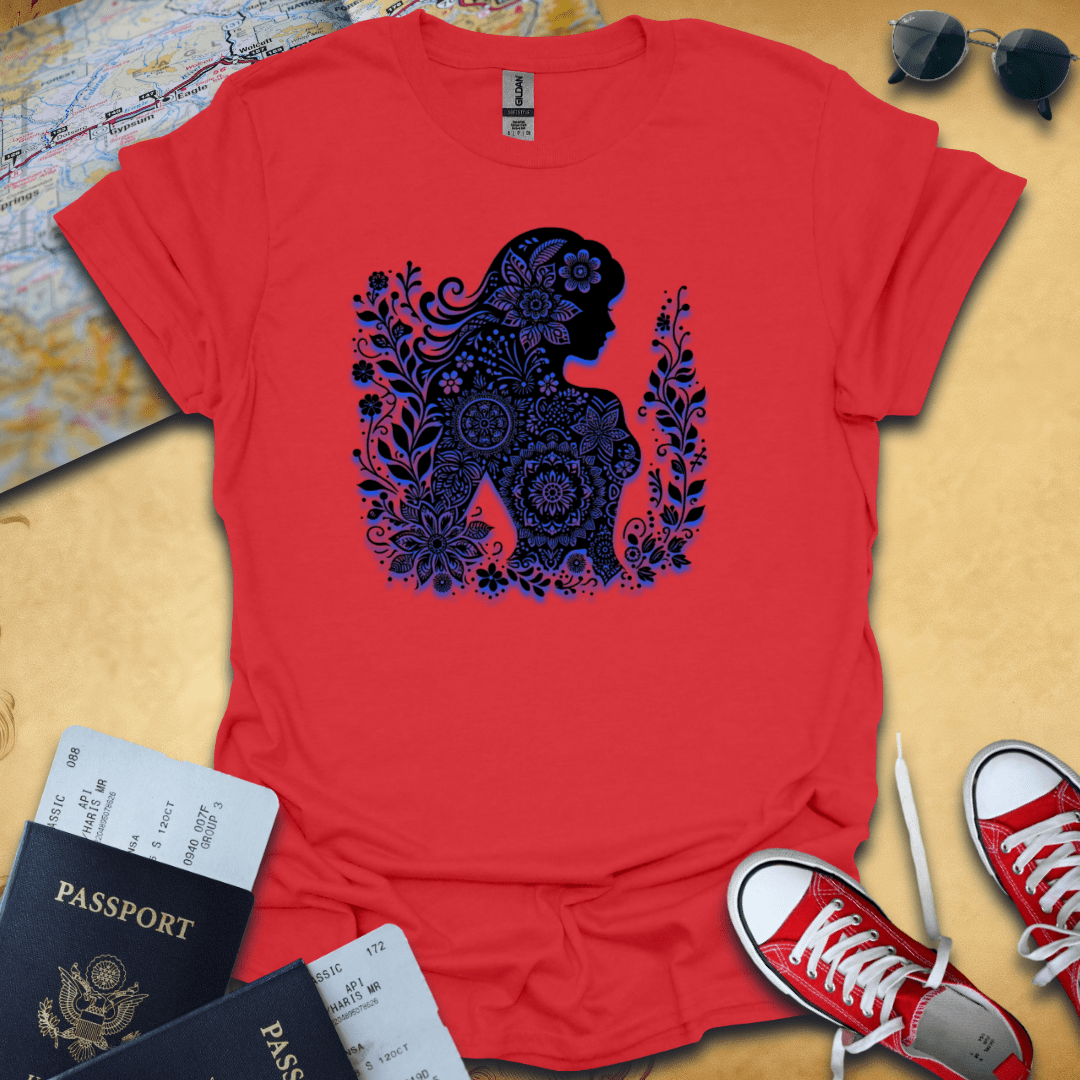 Woman India Mandalas  Travel T-Shirt