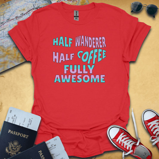 Half and Half Travel T-Shirt