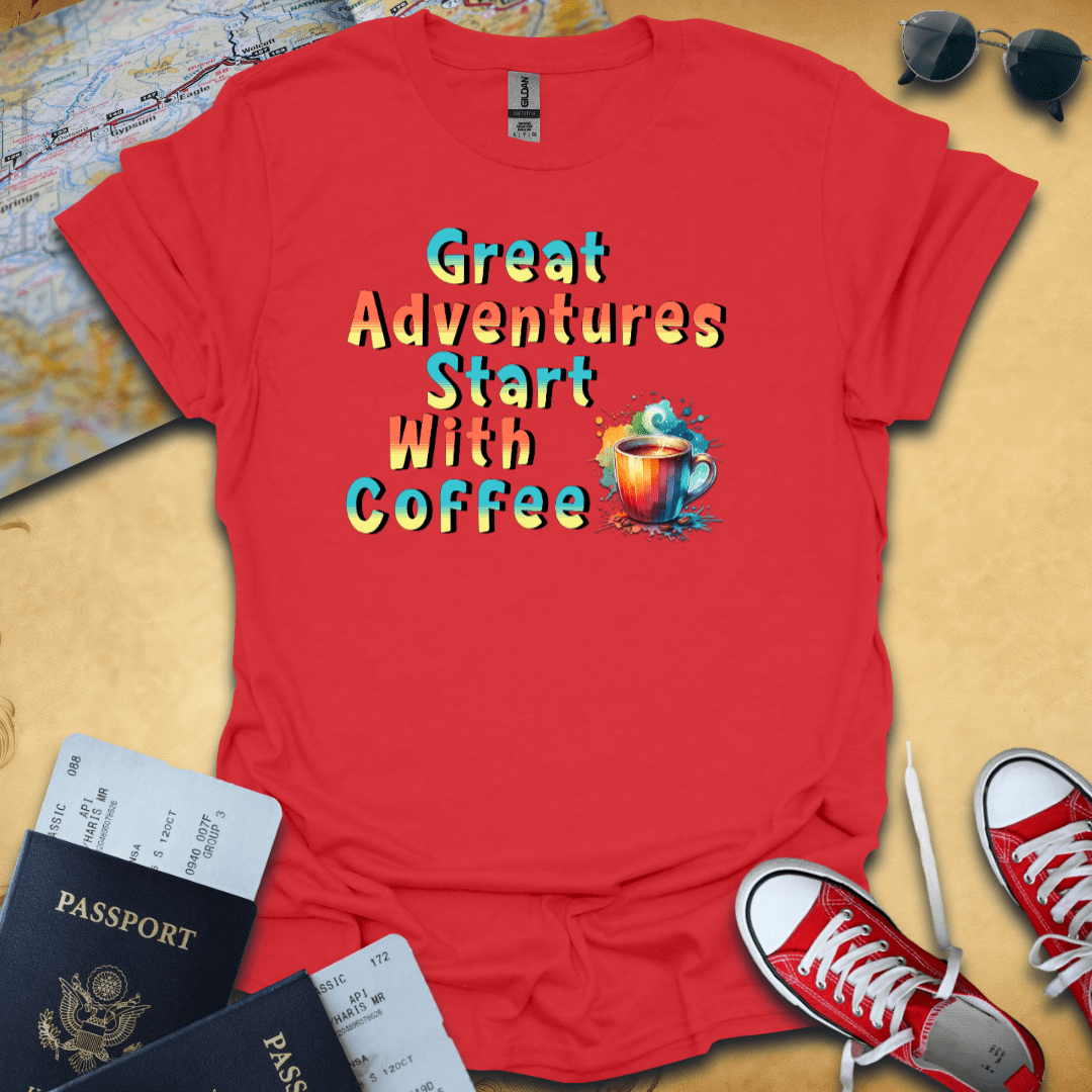 Great Adventures Travel T-Shirt