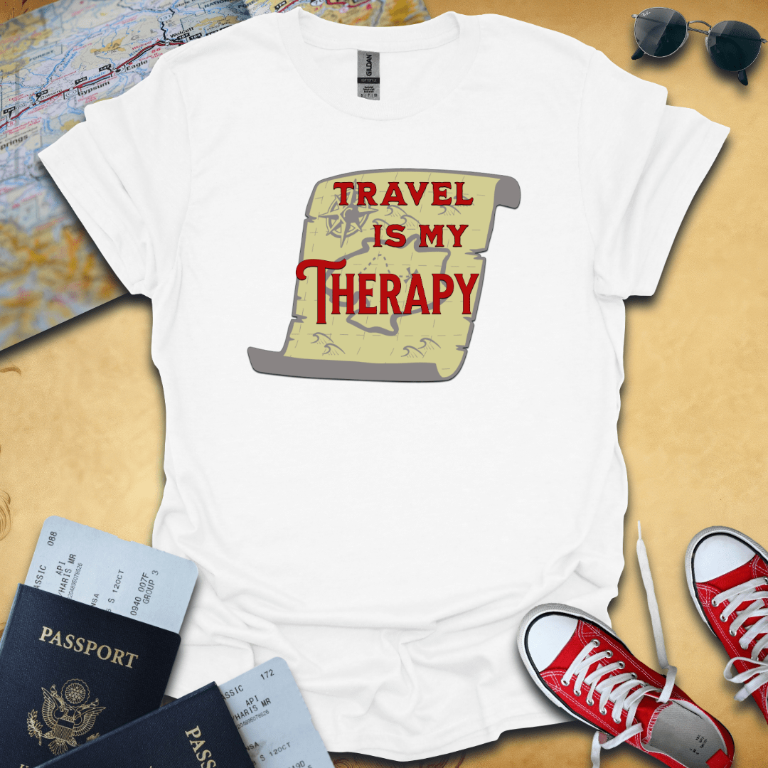 Travel is My Therapy T-Shirt