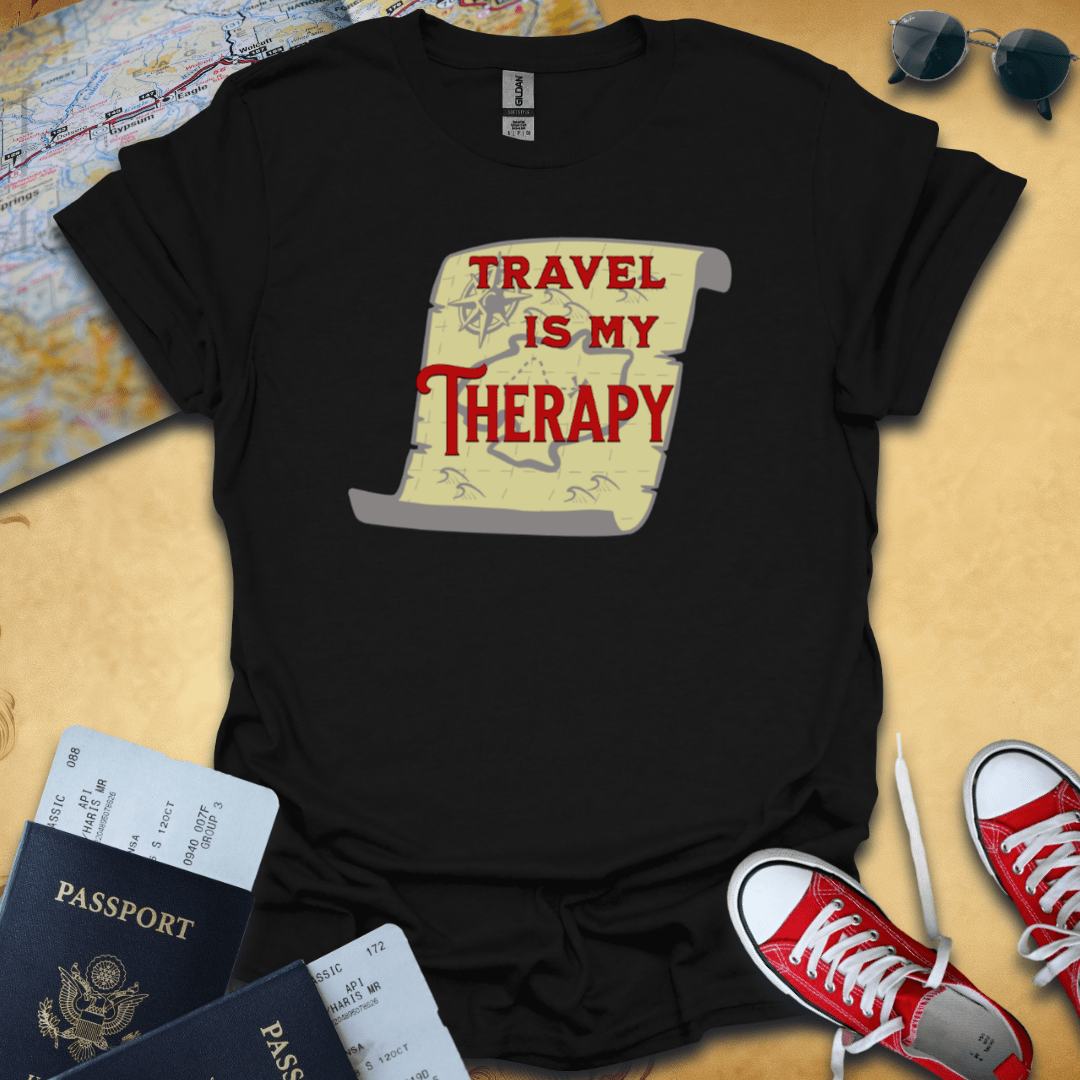 Travel is My Therapy T-Shirt