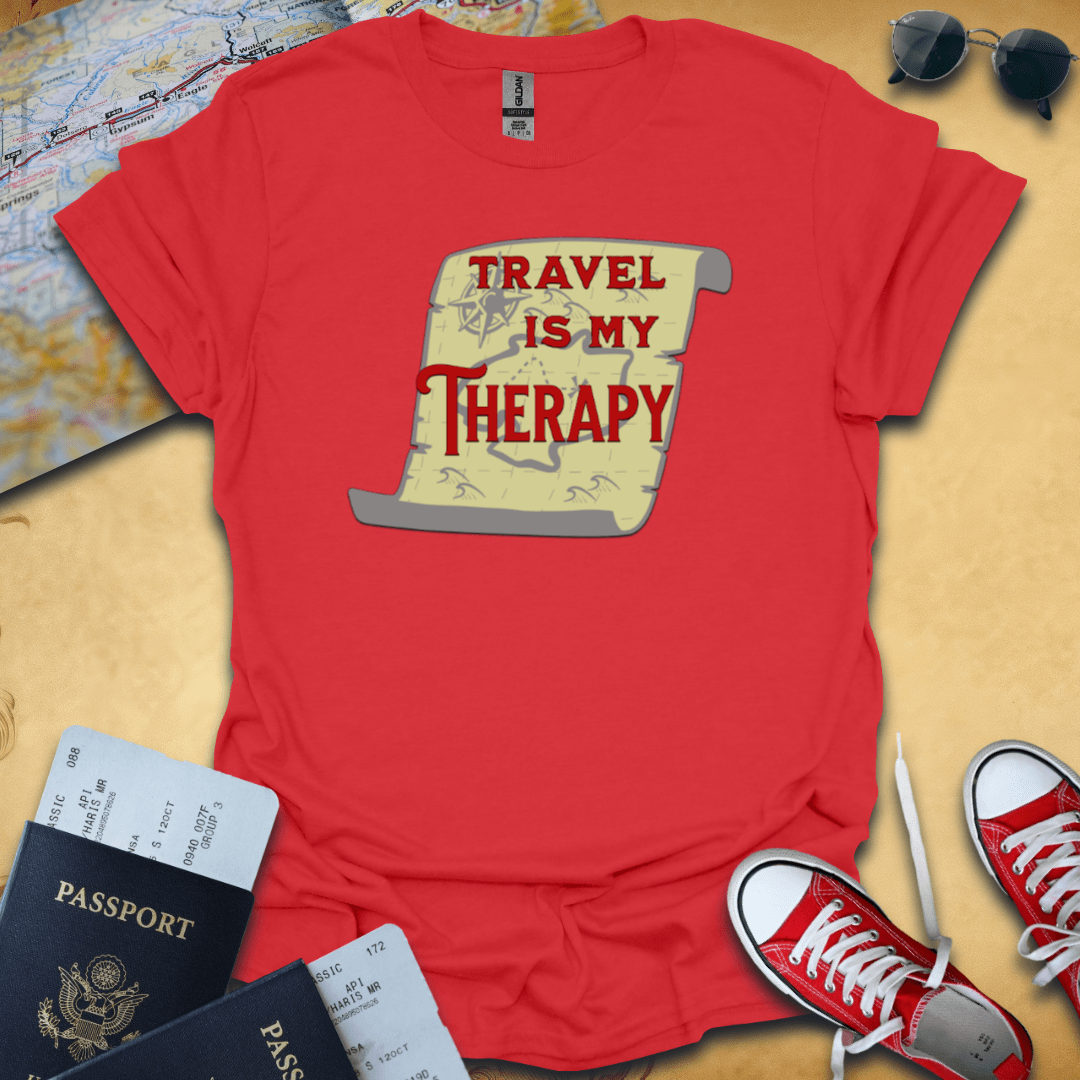 Travel is My Therapy T-Shirt