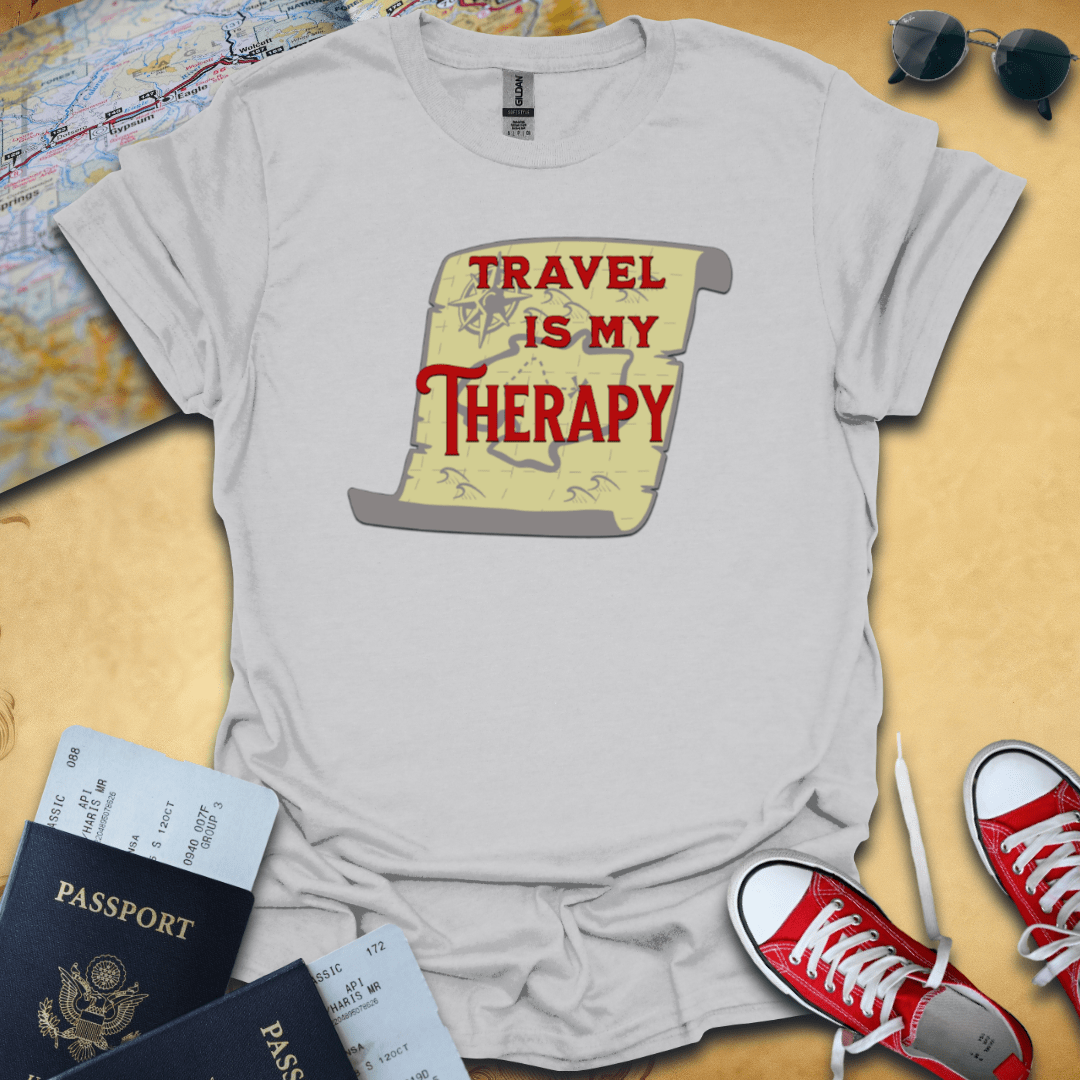 Travel is My Therapy T-Shirt