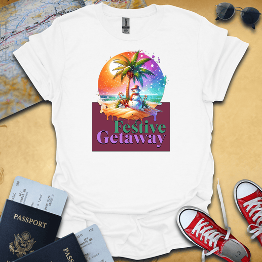 Festive Getaway Travel T-Shirt