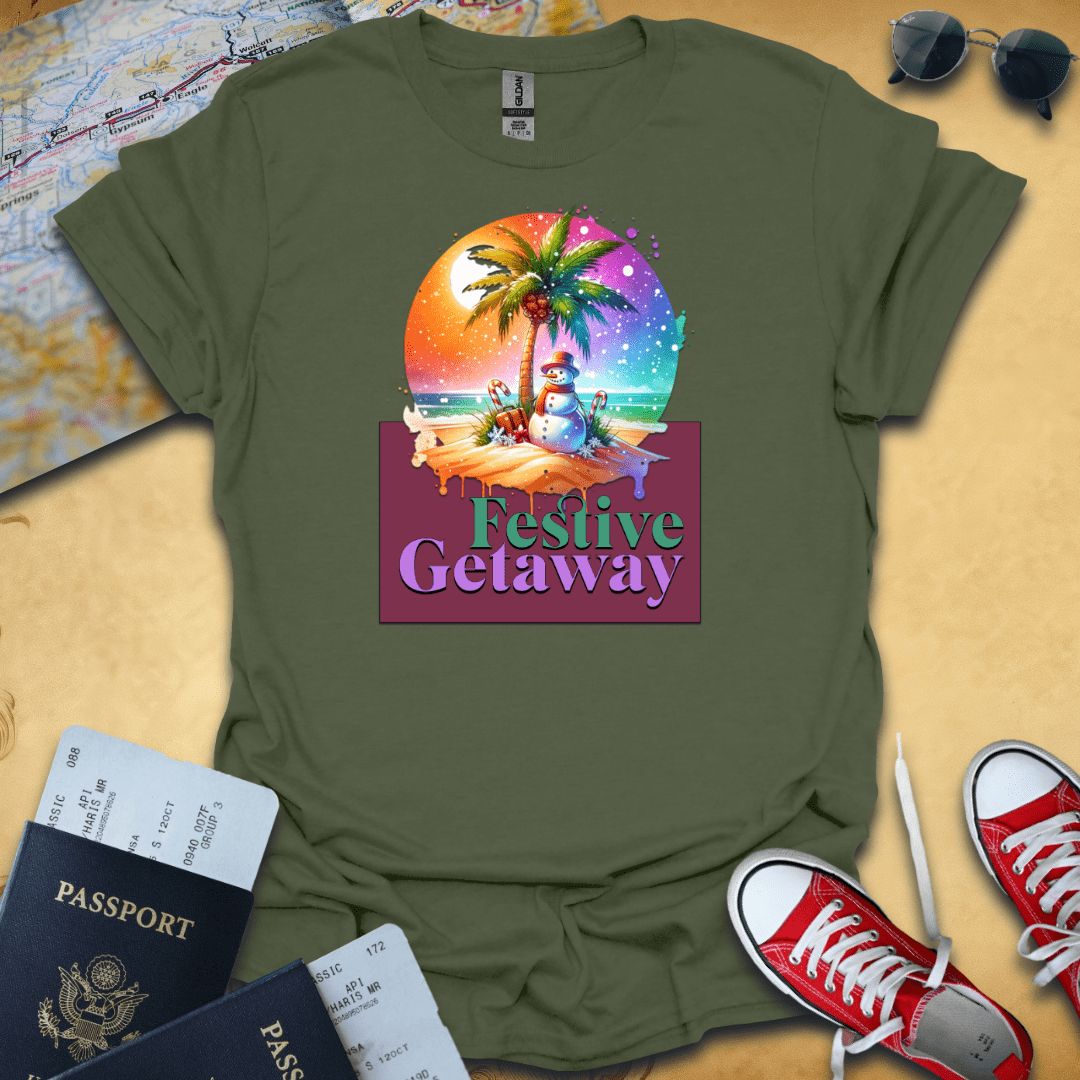 Festive Getaway Travel T-Shirt