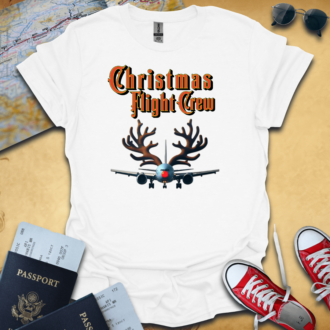 Christmas Flight Travel T-Shirt