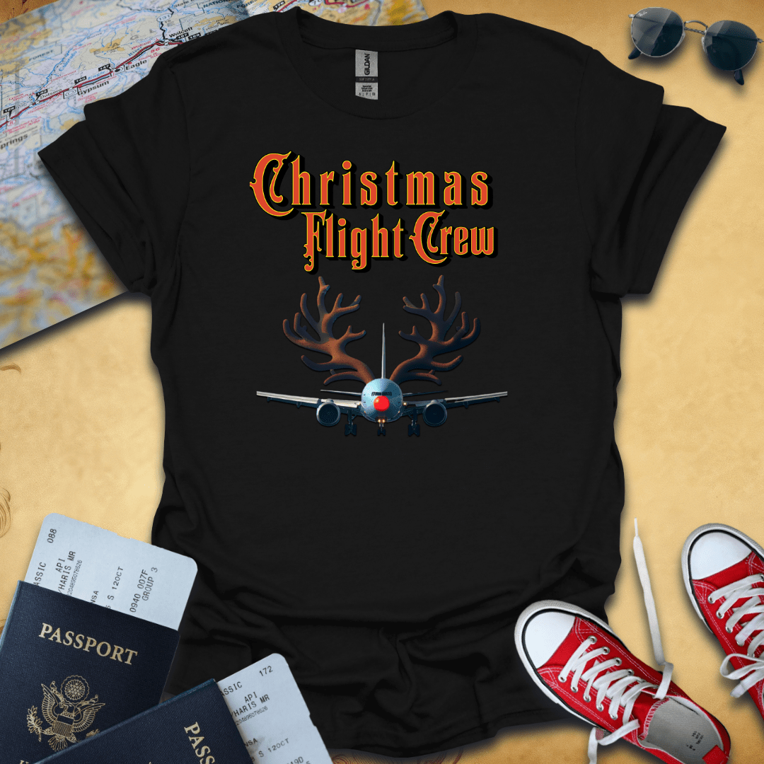 Christmas Flight Travel T-Shirt