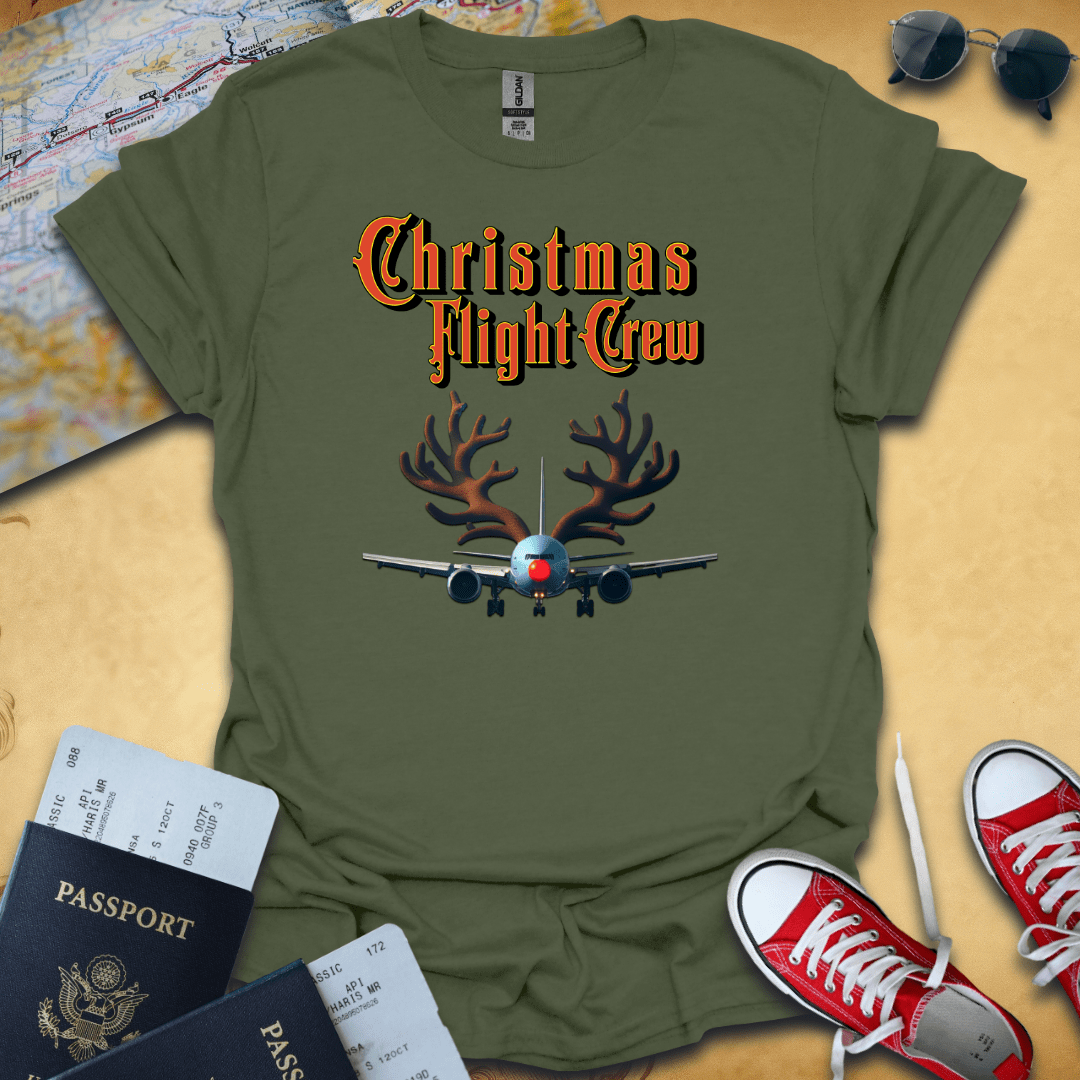 Christmas Flight Travel T-Shirt