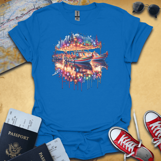 Boat Xmas Travel T-Shirt