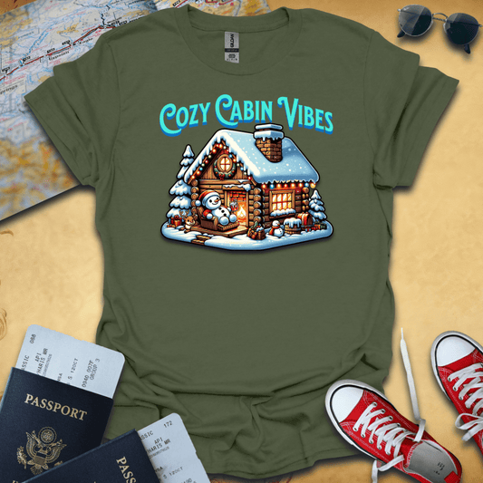 Cozy Cabin Travel T-Shirt