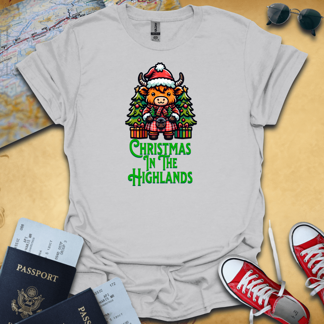 Christmas Highlands Travel T-Shirt