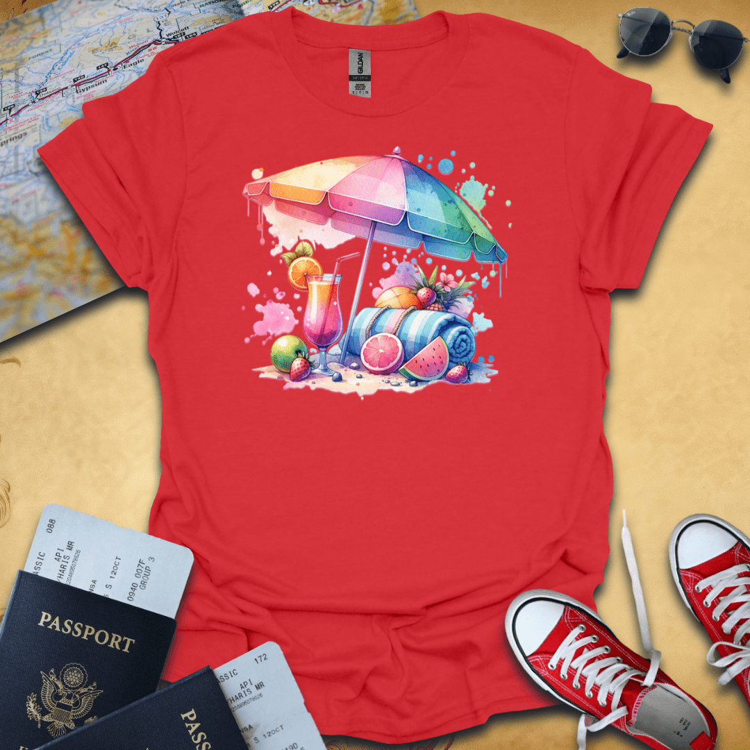 Watermelon Beach Travel T-Shirt