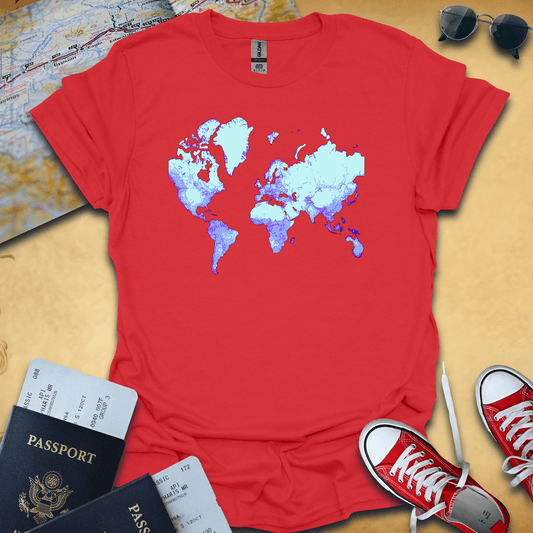 World Travel Map T-Shirt