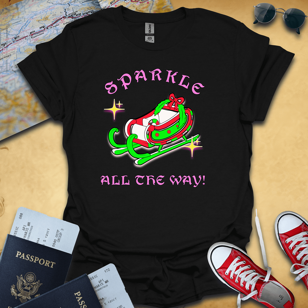 Sparkle Sleigh Travel T-Shirt