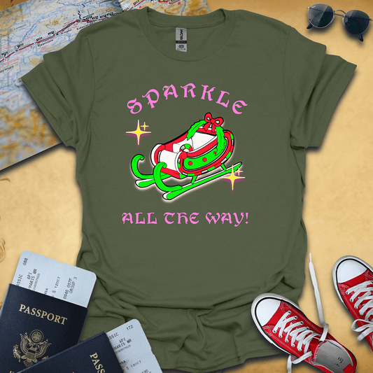 Sparkle Sleigh Travel T-Shirt